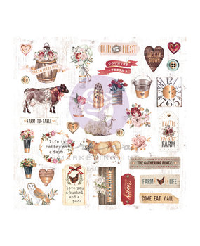 Prima Marketing Inc Farm Sweet Farm Ephemera (641252) Prima Marketing Inc Farm Sweet Farm Ephemera (641252)