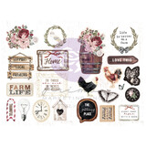 Prima Marketing Inc Farm Sweet Farm Ephemera & Stickers (641269)