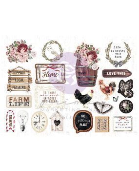 Prima Marketing Inc Farm Sweet Farm Ephemera & Stickers (641269) Prima Marketing Inc Farm Sweet Farm Ephemera & Stickers (641269)