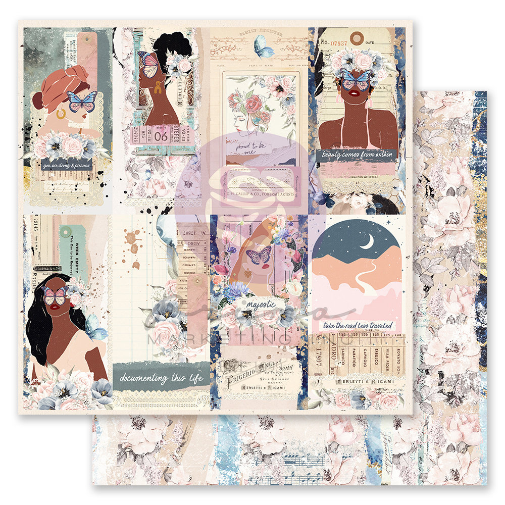 Prima Marketing Inc Indigo 12x12 Inch Paper Pad (998264) Prima Marketing Inc Indigo 12x12 Inch Paper Pad (998264)