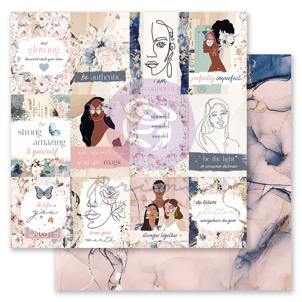 Prima Marketing Inc Indigo 12x12 Inch Paper Pad (998264) Prima Marketing Inc Indigo 12x12 Inch Paper Pad (998264)