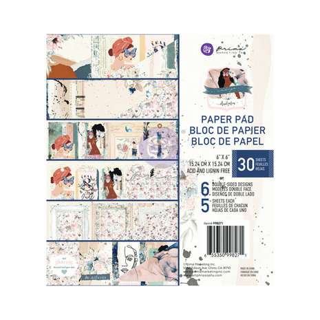 Prima Marketing Inc Indigo 6x6 Inch Paper Pad (998271) Prima Marketing Inc Indigo 6x6 Inch Paper Pad (998271)