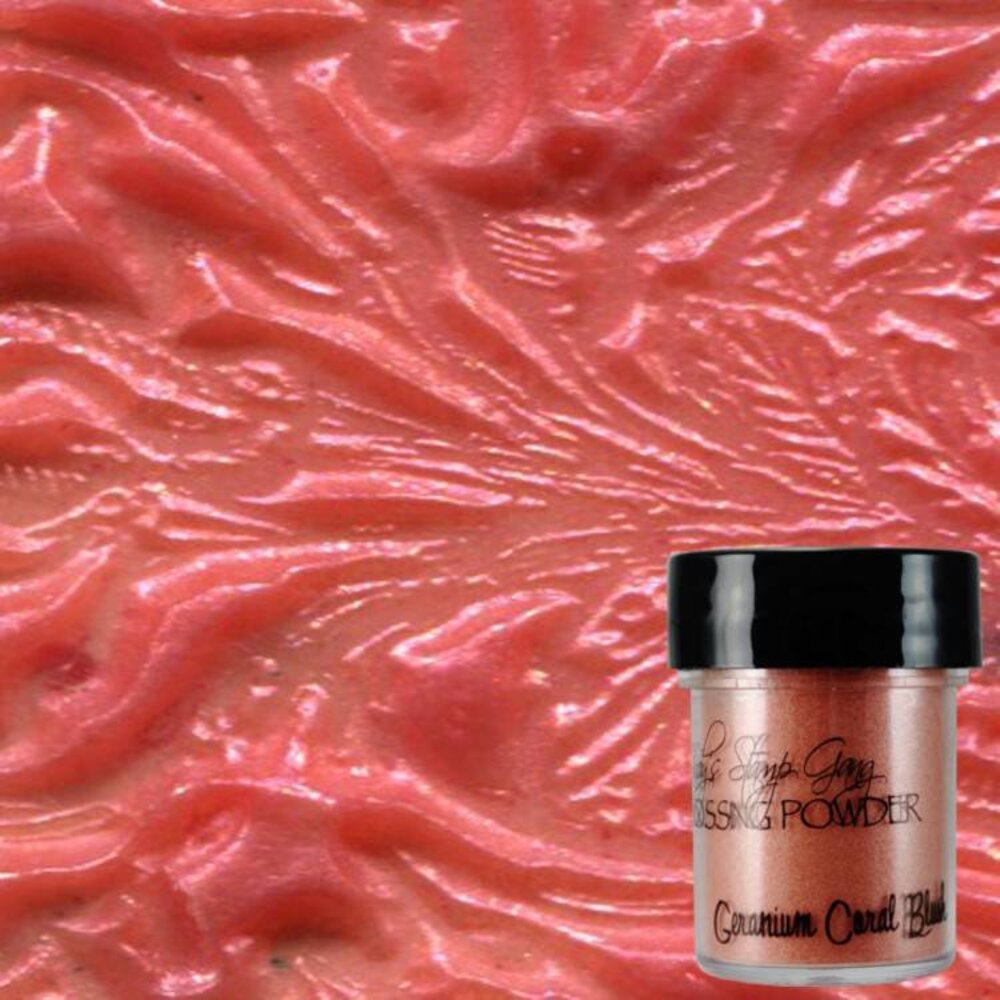 Lindy's Stamp Gang Geranium Coral Blush Embossing Powder (ep-027) Lindy's Stamp Gang Geranium Coral Blush Embossing Powder (ep-027)
