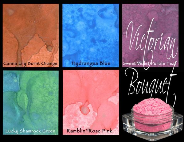 Lindy's Stamp Gang Victorian Bouquet Magical Set (mag-12)