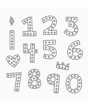 My Favorite Things Hip Hip Yay Numbers Clear Stamps (MSTN-004) My Favorite Things Hip Hip Yay Numbers Clear Stamps (MSTN-004)