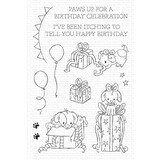 My Favorite Things Itching to Tell You Happy Birthday Clear Stamps (RAM-028)