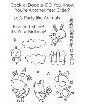 My Favorite Things Barnyard Birthday Clear Stamps (CS-646) My Favorite Things Barnyard Birthday Clear Stamps (CS-646)
