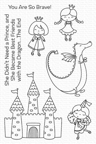 My Favorite Things Fairy-Tale Friendship Clear Stamps (CS-652)