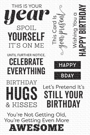 My Favorite Things Celebrate Everything Clear Stamps (CS-654) My Favorite Things Celebrate Everything Clear Stamps (CS-654)