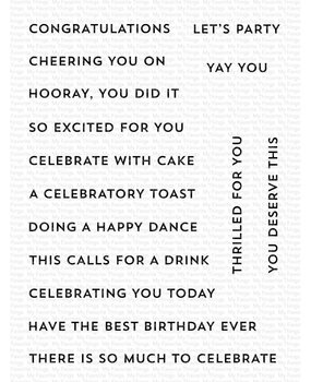 My Favorite Things Itty Bitty Celebrations Clear Stamps (CS-655)