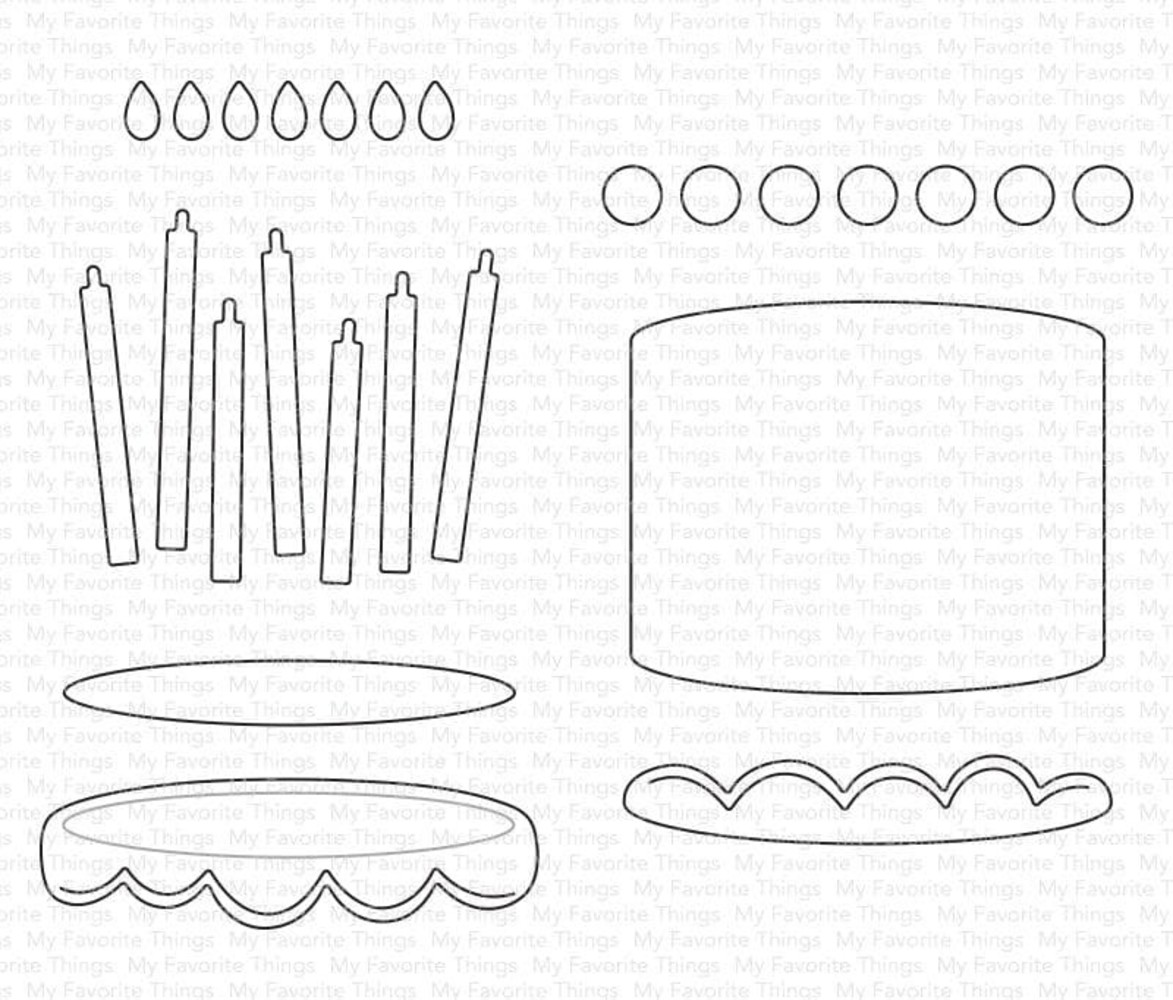 My Favorite Things Die-namics Celebrate with Cake (MFT-2195)