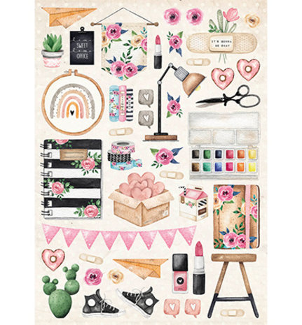 Studio Light Love to Create A4 DIY Block (SL-ES-DCB16) Studio Light Love to Create A4 DIY Block (SL-ES-DCB16)