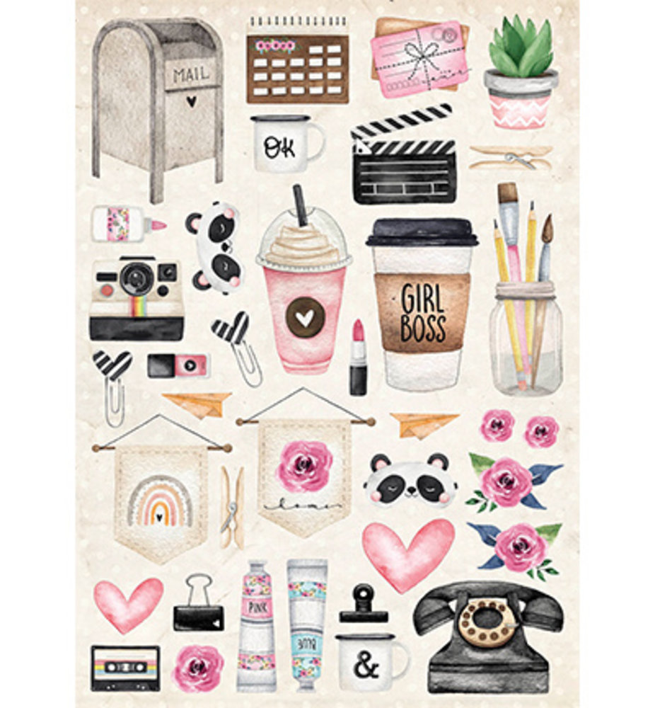 Studio Light Love to Create A4 DIY Block (SL-ES-DCB16) Studio Light Love to Create A4 DIY Block (SL-ES-DCB16)