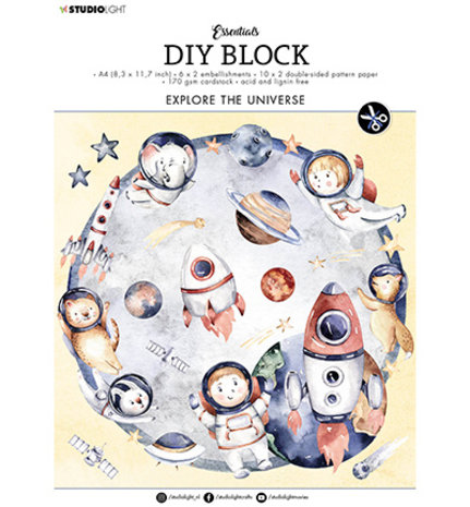Studio Light Explore the Universe A4 DIY Block (SL-ES-DCB17) Studio Light Explore the Universe A4 DIY Block (SL-ES-DCB17)