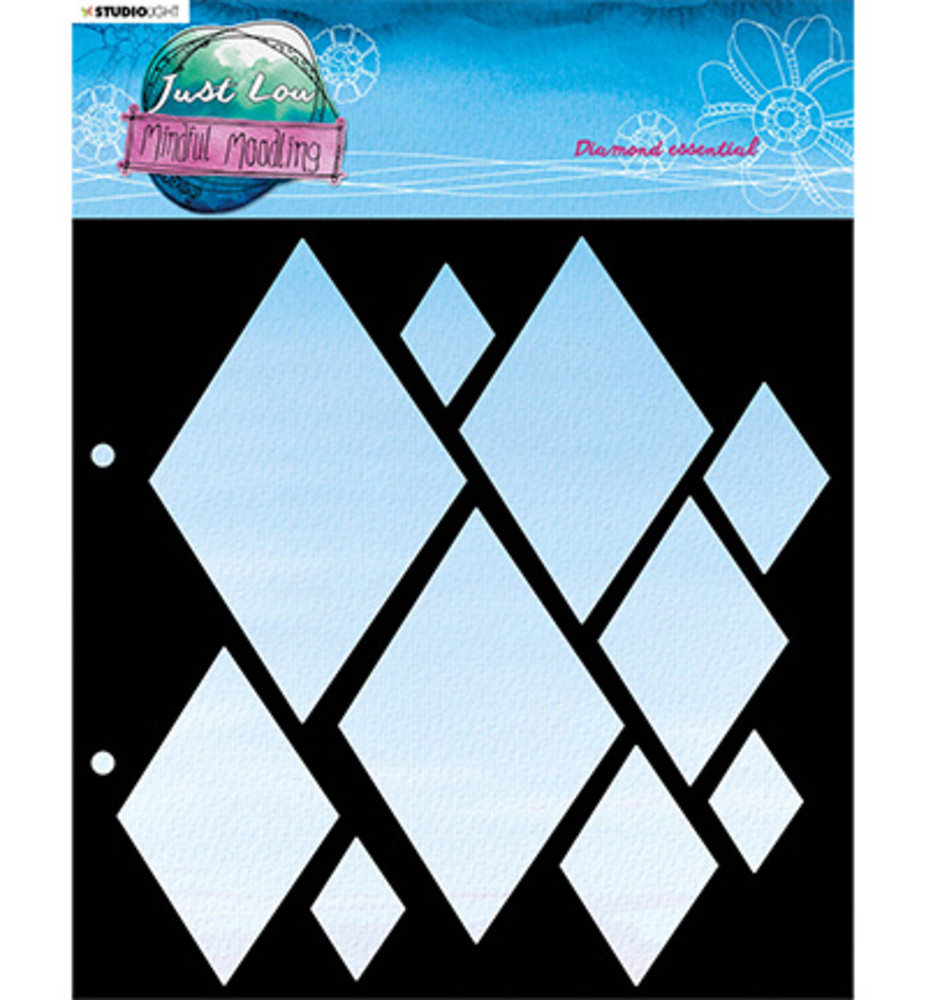 Studio Light Just Lou Mindful Moodling Masking Stencil Diamonds (JL-MM-MASK95) Studio Light Just Lou Mindful Moodling Masking Stencil Diamonds (JL-MM-MASK95)