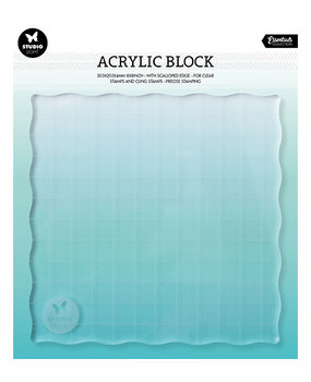 Studio Light Acrylic Stamp Block 21x21 cm (SL-ES-ASB05) Studio Light Acrylic Stamp Block 21x21 cm (SL-ES-ASB05)