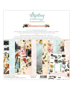 Mintay Mamarazzi 12x12 Inch Scrapbooking Paper Set (MT-MRA-07)