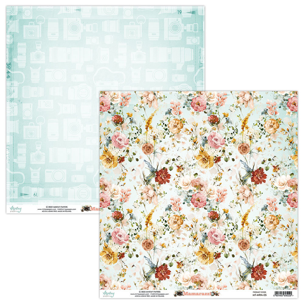 Mintay Mamarazzi 6x6 Inch Scrapbooking Paper Pad (MT-MRA-08)