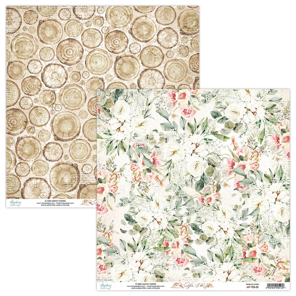 Mintay Yes I Do 6x6 Inch Scrapbooking Paper Pad (MT-YES-08) Mintay Yes I Do 6x6 Inch Scrapbooking Paper Pad (MT-YES-08)