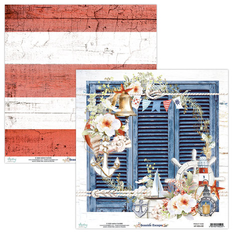 Mintay Seaside Escape 12x12 Inch Scrapbooking Paper Set (MT-SEA-07) Mintay Seaside Escape 12x12 Inch Scrapbooking Paper Set (MT-SEA-07)