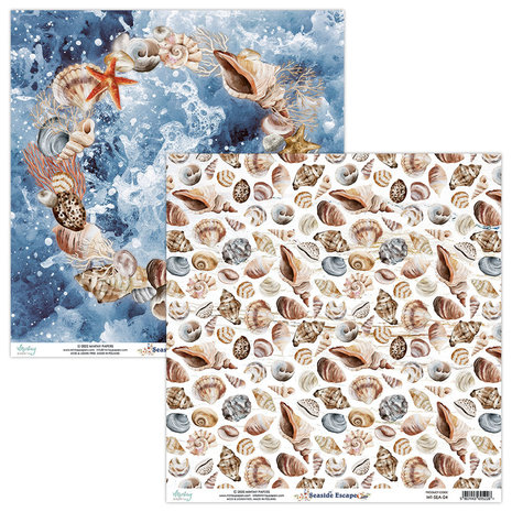 Mintay Seaside Escape 12x12 Inch Scrapbooking Paper Set (MT-SEA-07) Mintay Seaside Escape 12x12 Inch Scrapbooking Paper Set (MT-SEA-07)