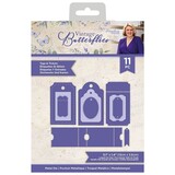 Crafter's Companion Vintage Butterflies Tags and Tickets Die (S-VBUT-MD-TAGS)