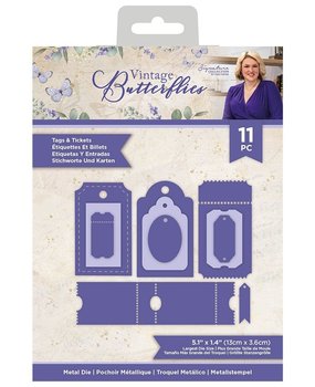 Crafter's Companion Vintage Butterflies Tags and Tickets Die (S-VBUT-MD-TAGS)