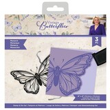 Crafter's Companion Vintage Butterflies Stamp & Die Monarch (S-VBUT-STD-MONAR)