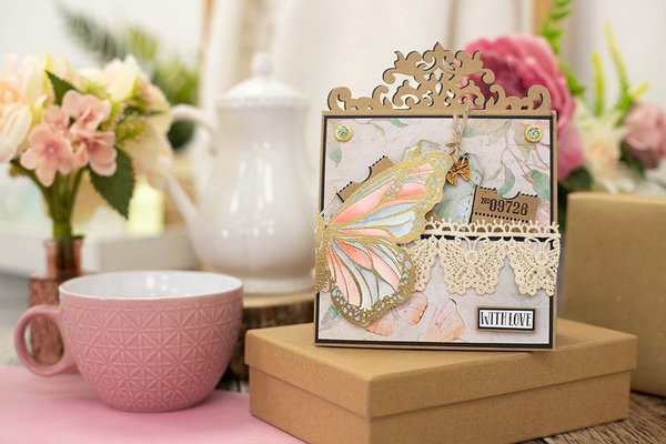 Crafter's Companion Vintage Butterflies Stamp & Die Monarch (S-VBUT-STD-MONAR) Crafter's Companion Vintage Butterflies Stamp & Die Monarch (S-VBUT-STD-MONAR)