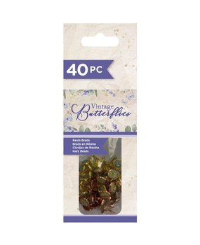 Crafter's Companion Vintage Butterflies Resin Brads (40pcs) (S-VBUT-BRADS) Crafter's Companion Vintage Butterflies Resin Brads (40pcs) (S-VBUT-BRADS)
