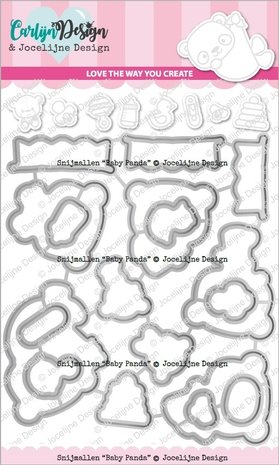 Carlijn Design Snijmallen Baby Panda (CDJD-0025) Carlijn Design Snijmallen Baby Panda (CDJD-0025)