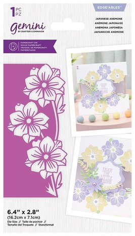 Gemini Japanese Anemone Edge'ables Dies (GEM-MD-EDG-JAAN) Gemini Japanese Anemone Edge'ables Dies (GEM-MD-EDG-JAAN)
