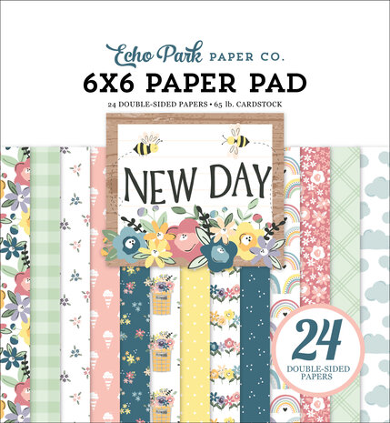 Echo Park New Day 6x6 Inch Paper Pad (ND267023) Echo Park New Day 6x6 Inch Paper Pad (ND267023)