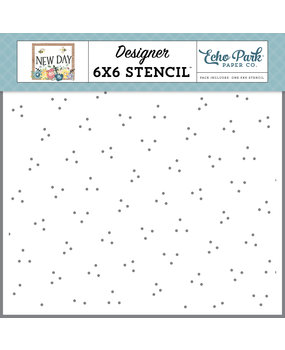 Echo Park New Day Dots Stencil (ND267033)