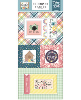 Echo Park New Day 6x13 Inch Chipboard Frames (ND267065)*