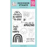 Echo Park Play All Day Girl Be Happy Clear Stamps (PAG268043)*