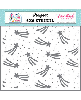 Echo Park Play All Day Girl Shooting Stars Stencil (PAG268035)