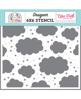 Echo Park Play All Day Girl Cloudy Sky Stencil (PAG268036) Echo Park Play All Day Girl Cloudy Sky Stencil (PAG268036)