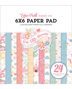 Echo Park Our Little Princess 6x6 Inch Paper Pad (OLP271023) Echo Park Our Little Princess 6x6 Inch Paper Pad (OLP271023)