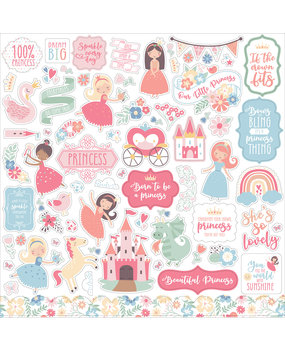 Echo Park Our Little Princess 12x12 Inch Element Sticker (OLP271014)*