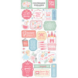 Echo Park Our Little Princess 6x13 Inch Chipboard Phrases (OLP271022)
