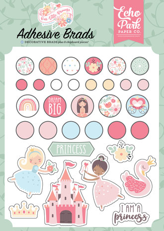 Echo Park Our Little Princess Adhesive Brads (OLP271020) Echo Park Our Little Princess Adhesive Brads (OLP271020)