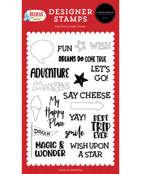 Carta Bella Believe In Magic Dream Clear Stamps (CBBIM148041) Carta Bella Believe In Magic Dream Clear Stamps (CBBIM148041)