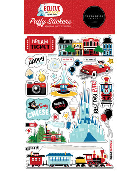 Carta Bella Believe In Magic Puffy Stickers (CBBIM148066) Carta Bella Believe In Magic Puffy Stickers (CBBIM148066)