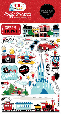 Carta Bella Believe In Magic Puffy Stickers (CBBIM148066) Carta Bella Believe In Magic Puffy Stickers (CBBIM148066)