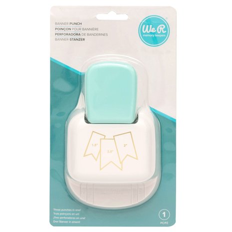 We R Memory Keepers Banner 3-In-1 Punch (60000041) We R Memory Keepers Banner 3-In-1 Punch (60000041)