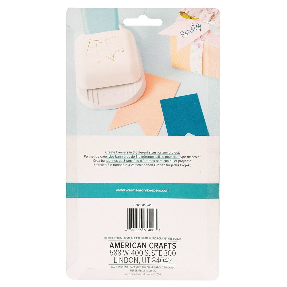 We R Memory Keepers Banner 3-In-1 Punch (60000041) We R Memory Keepers Banner 3-In-1 Punch (60000041)