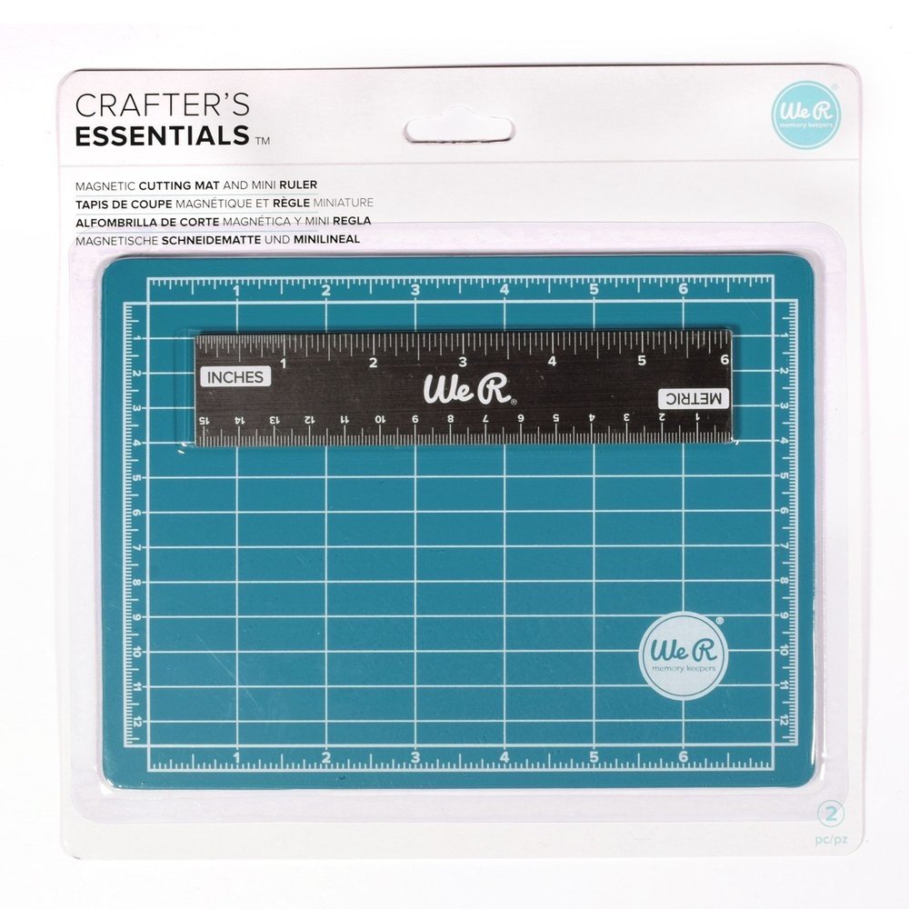 We R Memory Keepers Mini Magnetic Mat & Ruler Basic Tools (71092-9 ...