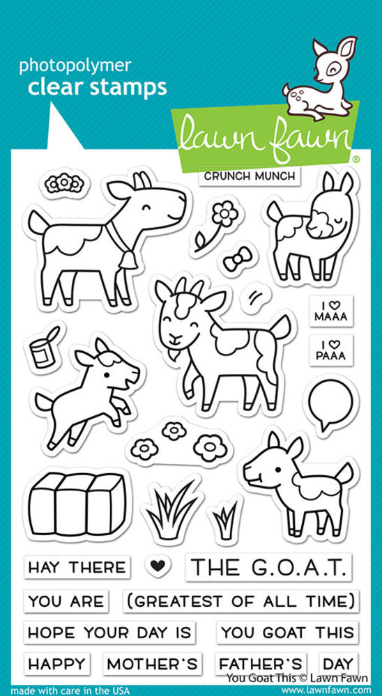 Lawn Fawn You Goat This Clear Stamps (LF2770) Lawn Fawn You Goat This Clear Stamps (LF2770)
