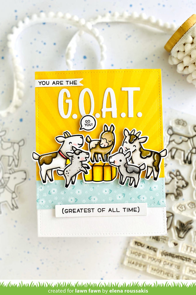 Lawn Fawn You Goat This Clear Stamps (LF2770) Lawn Fawn You Goat This Clear Stamps (LF2770)